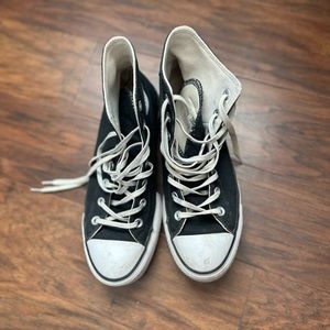 Black Platform Converse